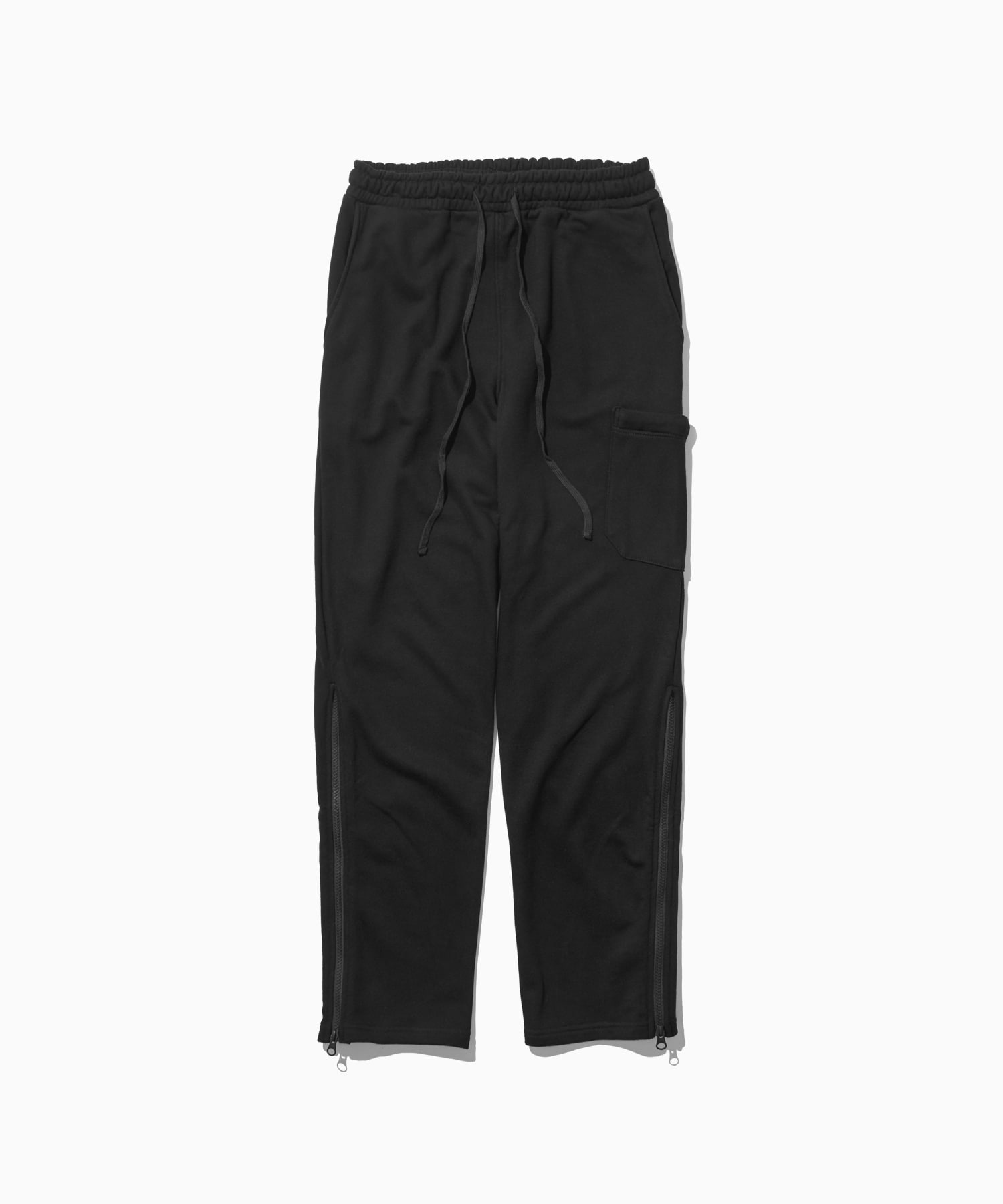 side zipper sweat pants black - 로어링라드(ROARINGRAD)