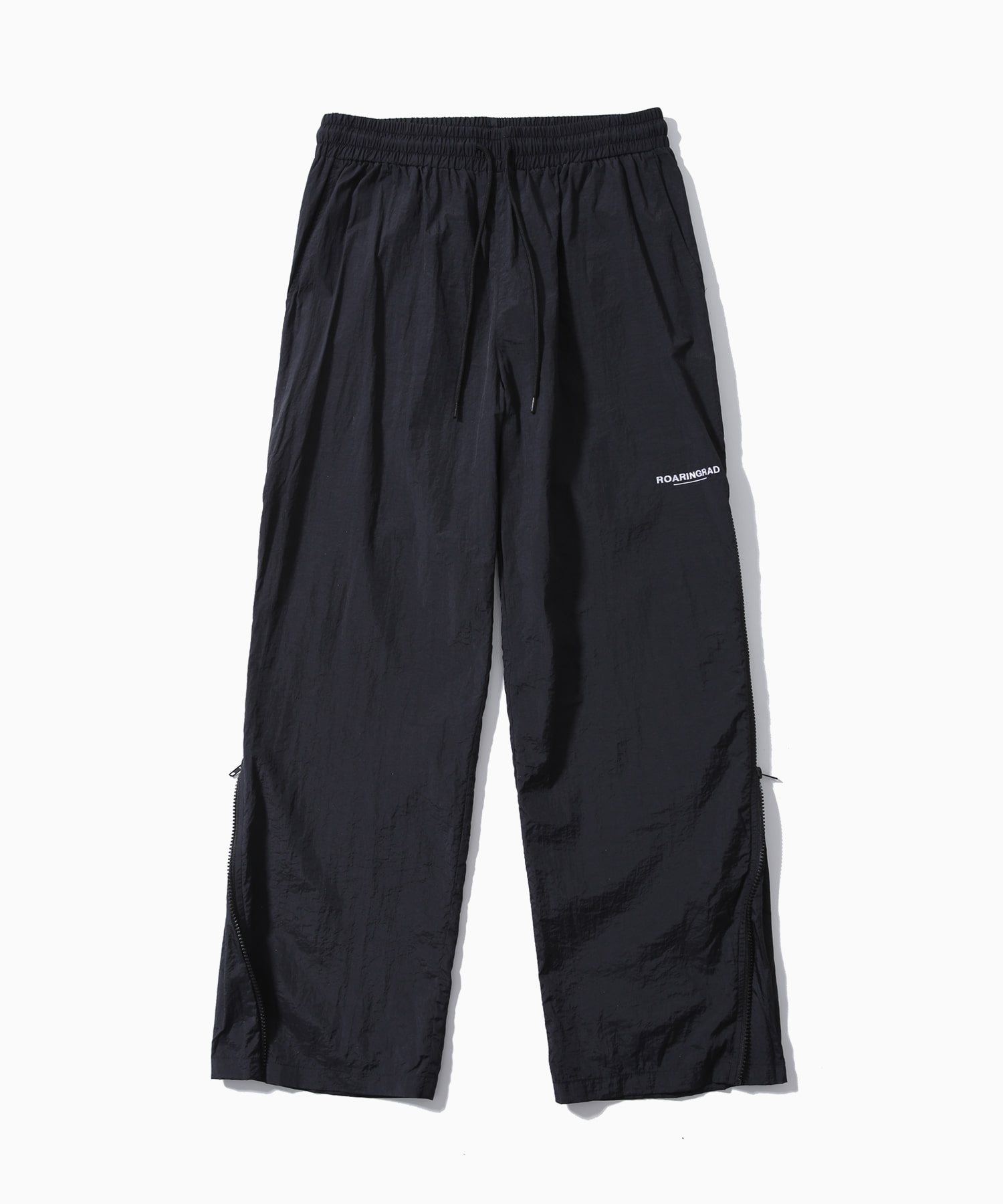 side zipper nylon pants black - 로어링라드(ROARINGRAD)