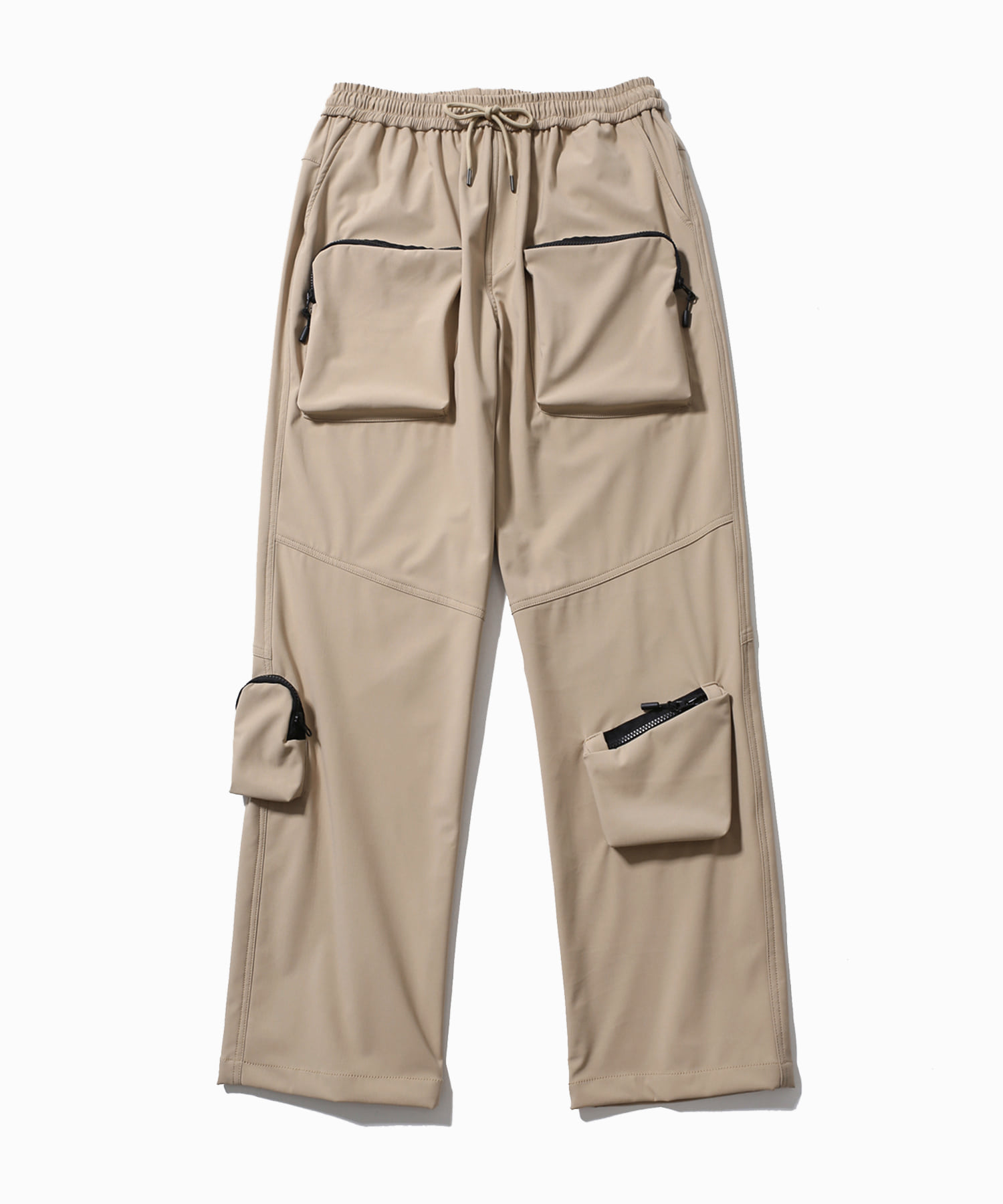 four pockets cargo pants beige - 로어링라드(ROARINGRAD)