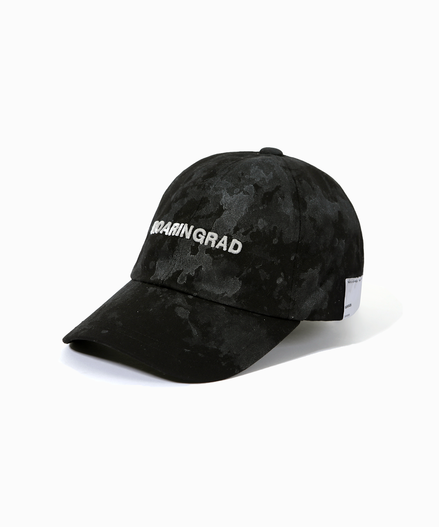 Dirty washed ball cap-black - 로어링라드(ROARINGRAD)
