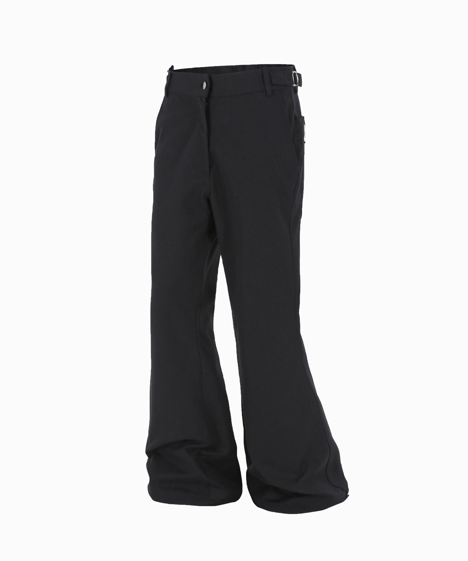 Double OB Flared pants black - 로어링라드(ROARINGRAD)